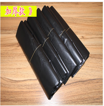 垃圾袋50*60(个)　黑色背心式加厚(200个起拍)