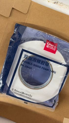 得力泡沫胶带